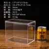 Caja Rectangular de Plástico Transparente con Tapa, de Grado Alimenticio, para Regalo, Joyería, Almacenamiento, Exhibición, Caja Acrílica