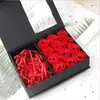 Atacado de caixa de joias 12 caixas de joias 6 flores de sabão de rosa caixa para colar anel pingente cruzada fornecimento transfronteiriço