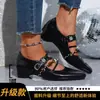 Nuevos zapatos planos de tacón grueso y punta cuadrada para mujer, colección primavera/otoño 2026, tacón medio, zapatos planos de estilo coreano para otoño