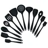 Espátula de silicone antiaderente, especial, resistente a altas temperaturas, utensílio de cozinha de silicone de qualidade alimentar, colher de sopa, escorredor, colher para espaguete.