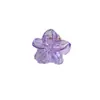 Pinza para el Cabello Transparente de Frangipani de Colores Transfronteriza, Pinza para el Cabello de Flor Fresca en la Parte Posterior de la Cabeza, Pinza de Tiburón, Accesorio para el Cabello de Flor de Bauhinia