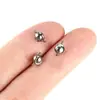 Arete de Titanio F136 con Adaptador Bidireccional Móvil, Adaptador para Hélice de Hueso de Oreja de Titanio G23, Conector para Joyería de Perforación