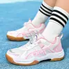 Zapatillas de bádminton profesionales con absorción de impactos para niños y niñas, zapatillas de tenis de mesa para jóvenes, zapatillas deportivas, zapatillas de entrenamiento antideslizantes