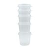 Cuenco redondo de taro simple para pesca de frutas, caja de embalaje redonda, cuenco desechable para hielo en polvo, caja grande para agua azucarada sellada sin fugas