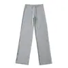 Calça Solta/Macia e Confortável com Caimento para Mulheres, Calça de Yoga Larga até o Chão, Conjunto de Top de Manga Curta para Academia