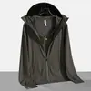 Verão Nova Roupa de Proteção Solar para Homens e Mulheres, Roupa de Proteção Solar de Seda Gelo Vinil Upf100+ Alta Proteção Solar Roupa de Pesca para Homens