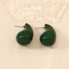 Pendientes de gota de agua europeos y americanos de nuevo estilo transfronterizos, pendientes de tachuela para oreja, pendientes elegantes franceses, de lujo ligero, alta gama, moda de nicho, versátiles, retro