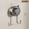 Gancho de Ventosa Hogareño Fuerte Pegajoso sin Taladro Gancho de Vacío sin Rastro para Cocina Baño Inodoro Estante de Almacenamiento
