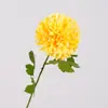 Flor de crisantemo de bola grande de cabeza única Flor de bola de crisantemo simulada Cabeza de crisantemo Boda Arreglo de suelo para bodas Sala de estar del hogar Dalia Suave