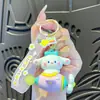 Ventas Directas de Fábrica Llavero de Pegamento Pvc Colgante Pequeño DIY Accesorios para Llaves Colgante para Mochila Accesorios de Joyería Pequeños al Por Mayor