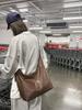 Bolsa de ombro retrô transfronteiriça 2025, novo estilo, simples, grande capacidade, bolsa transversal, moda de comércio exterior