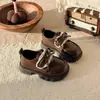 Zapatos para Niña 2026 Primavera/Otoño Nuevo Estilo Zapatos de Piel Zapatos de Princesa para Niños Niños Medianos y Grandes Niñas Performance Elegantes Zapatos Individuales Estilo Británico