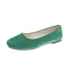 Zapatos Planos de Moda Cuadrados para Primavera y Otoño 2026 para Mujer Estilo Coreano Gamuza Boca Baja Zapatos de una Sola Pieza Zapatos de Mujer Talla Grande Exportación 4243