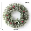 Conjunto de guirlanda e chifre de Natal, Vinha de Natal, Mistura de PE+PVC, Guirlanda Norfolk, Decorações de Natal, Transfronteiriço