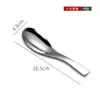 Cuchara Estilo Palacio de Acero Inoxidable 304, Cuchara para Sopa Estilo Chino, Vajilla Doméstica Profundizada, Cuchara de Fondo Redondo, Cuchara para Comer, Cuchara para Sopa