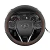 Adequado para Toyota Camry, Corolla, RAV4, Wildlander, Highlander, capa de volante em camurça para o inverno