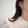 Colección Nueva Primavera/Verano 2026 Pendientes de Borla y Perla Estilo Zhang Yuxi Pendientes Estilo Coreano Pendientes Zhang Yuxi