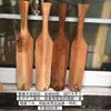 Pau de bater roupa para lavanderia madeira casa martelo ocupado ocupado martelo antigo feito à mão vara de roupa tábua de lavar bater roupa uso ajoelhado esfregar