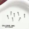Mini Serie de Notas Musicales Dijes de Aleación para Uñas Oro Plata Metal 3D Estilo Dulce Fresco Chica Popular Accesorios para Uñas