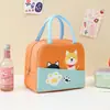 Bolsa Térmica para Almoço Animal, Bolsa de Almoço para Trabalhadores de Escritório e Estudantes, Bolsa de Almoço com Folha de Alumínio, Bolsa Térmica para Almoço, Lancheira