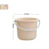 Balde de Armazenamento de Água Doméstico Portátil Multifuncional de Plástico Balde de Água Balde para Dormitório Estudantil Conjunto de Bacias Balde de Água Balde de Chuveiro Balde de Lavanderia