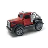 Remolque dealeación de retroceso Vehículo todoterreno Coche Modelo artificial Camión Llavero delantero Juguete para niños Adornos para coche