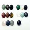 Venta al por mayor del fabricante Amatista Natural Aventurina Verde 13x18 mm Fondo Plano Facetado Único Forma de Huevo Piedra Suelta Accesorios para Joyería DIY