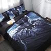Amazon Juego de Ropa de Cama Transfronterizo Europeo y Americano Serie de Una Pieza Funda Nórdica Tejido Cepillado Transpirable Anime Lujo Ligero