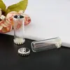 Botella de Vidrio de Cristal Tubo Recto Tapa de Vidrio Colgante Accesorios para Joyería Hecha a Mano DIY Botella de los Deseos Materiales para Botella de Deriva
