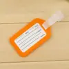 En stock etiqueta de equipaje al por mayor maleta marca de nombre plástico pp tarjeta de embarque