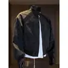 Chaqueta de Vuelo Tie-Dye con Cuello Alto para Primavera y Otoño para Hombres, Elegante y Moderna para Adolescentes, Nueva Chaqueta Casual Americana Holgada 2026
