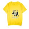 Comercio exterior verano manga corta era de piedra periférico código europeo transfronterizo superventas jersey estampado camiseta manga corta para hombre y mujer