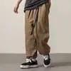 Overol Retro Harlan Estilo Japonés Pantalones de Pierna Ancha Sueltos para Jóvenes Pantalones de Pierna Holgados Todo Terreno Perezoso Estilo Coreano para Hombres y Mujeres