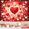 Nuevo Tapiz de Fondo para el Día de San Valentín Tela con Envío Transfronterizo Decoración de Pared de Fondo para Ambiente de Fiesta de Amor Arreglo de Citas