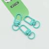 Cor da pintura da liga de zinco fivela da porta rotativa DIY joias acessórios chaveiro candy cor
