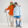 Chaqueta de Trekking Tres en Uno Estilo Bo Tong para Hombres y Mujeres con Forro Polar Resistente al Viento Impermeable Ropa para Exteriores Entrada al Tíbet Ropa de Montañismo Chaqueta Softshell