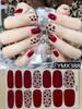 Nuevas Pegatinas para Manicura Estampado de Leopardo Impermeables de Larga Duración Pegatinas para Uñas 14 Accesorios de Arte para Uñas Pegatinas Ecológicas Ymx369-405