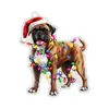 Pendente de Carro de Cachorro Criativo de Natal Transfronteiriço Pendente de Mochila Decorações de Natal para Casa Presente