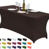 Cubierta Elástica para Mesa Transfronteriza al por Mayor Funda Rectangular Elástica para Mesa de Fiesta al Aire Libre Boda Funda para Mesa de Banquete de Boda