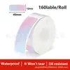 Pegatinas térmicas mini de vacaciones, aptas para impresoras D30/D35/P15, son autoadhesivas, papel térmico de etiquetas de colores para Navidad