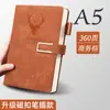 Caderno de Negócios Espesso, Caderno de Cabeça de Veado em Pele de Ovelha, Planejador A5 com Logotipo Personalizado, Caderno Simples para Atacado para a Temporada de Volta às Aulas