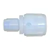 Alta quantidade, preço favorável Redutor de porca dupla PFA tipo passagem reta com flange e bico de expansão Conexões de tubulação de fluoroplástico resistentes a ácido, álcali, altas e baixas temperaturas