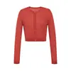 Comércio Exterior Europeu e Americano Roupas Femininas Customização em Pequenas Quantidades Verão Leve Respirável Proteção Solar Manga Longa Cardigan de Tricô Estilo Curto Camisa para Ar Condicionado