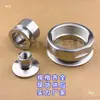 Conector de rosca interna a vácuo KF, aço inoxidável 304 adaptador de rosca interna para manômetro de pressão a vácuo de conexão rápida, KF16, 25, 40
