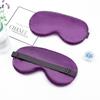 Nueva máscara de ojos de seda sintética de doble cara, máscara de ojos para dormir de seda morera, disponible en stock, venta directa de fábrica de máscaras de ojos al por mayor.