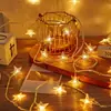 Luces de Cadena para Ambiente de Camping al Aire Libre, Decoración de Carpa de Cumpleaños, Luces de Estrella, Luces para Puesto de Mercado Nocturno, Luces Intermitentes, Luces de Cadena, Luces de Hada
