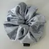 Scrunchie de Veludo Coreano com Bolinhas de Cetim Simples Suave Versátil Alta Elasticidade Elástico de Cabelo Acessório de Cabelo Novo Estilo
