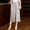 Pantalones de Pierna Ancha de Algodón para Mujer, Estilo Delgado de Verano, Nuevo Modelo Popular 2026, Pantalones de Longitud Tres Cuartos, Pantalones de Rayón Estilo Mom