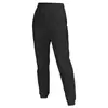 Roupas de Yoga Outono e Inverno Calças Esportivas Femininas de Cintura Alta Algodão Cordão Calças de Lã com Forro de Lã Fitness Corrida Calças Casuais