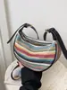 Bolsos de Moda para Mujer, Bolsos de Paja de Mano, Bolsos de Hombro Versátiles, Bolsos Cruzados, Bolsos Tejidos para el Brazo de Diseño de Nicho para el Verano